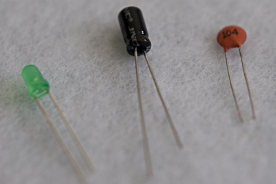 An electrolytic capacitor